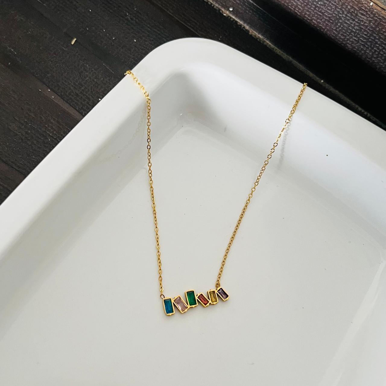 Crystal Delight Necklace~ Anti Tarnish