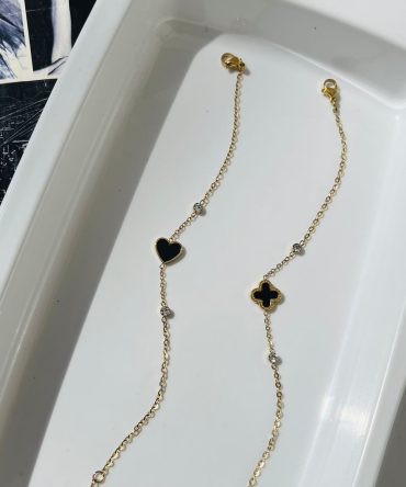 Delight Charm Diamond Chain Bracelet~ Anti Tarnish