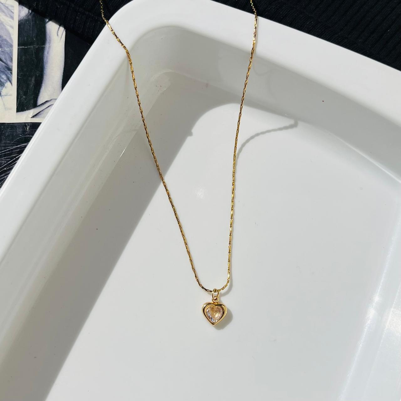 Mesmerizing Heart Necklace~ Anti Tarnish